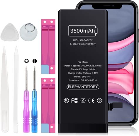 Amazon ElephantStory Battery For IPhone 11 Battery Replacement