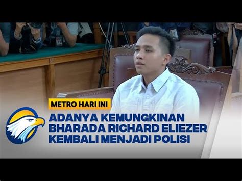 Polri Pertimbangkan Bharada Richard Eliezer Kembali Menjadi Polisi