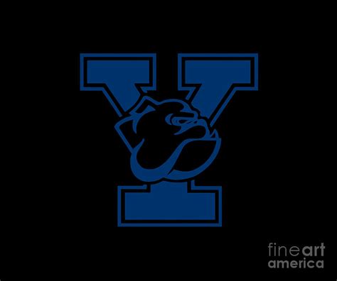 Yale Bulldogs Logo Digital Art by Sport Portal - Fine Art America