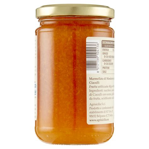 Agrisicilia Marmellata Di Mandarino Tardivo Di Ciaculli G Carrefour