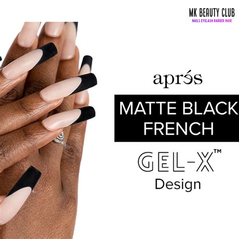 A simple Matte Black French Tip can elevate your style this Fall! Shop ...