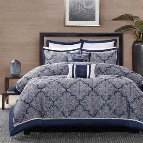 20 Navy Blue And Grey Bedding The Urban Decor