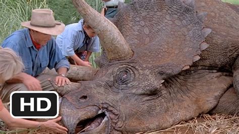 Jurassic Park 3 10 Movie Clip The Sick Triceratops 1993 Hd Youtube