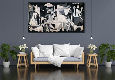 Guernica Painting, Guernica Wall Art, Guernica Canvas Print, Picasso Canvas Wall Hangings ...