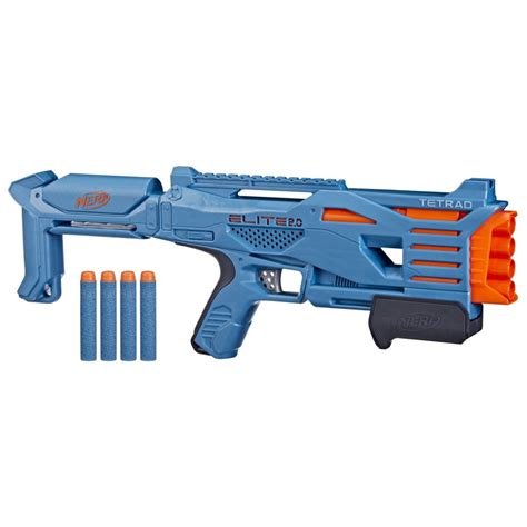 Lan A Dardos Nerf Elite Tetrad Qs F Hasbro No Shoptime