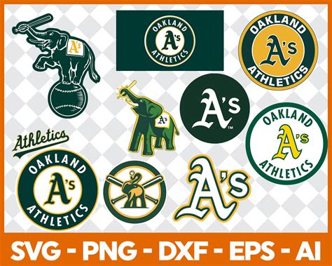 Oakland Athletics Svg Oakland Athletics Logo Mlb Baseball Svg Cut File