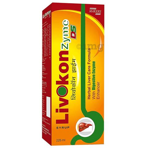 Livokon Zyme DS Herbal Liver Care With Digestive Enzyme Enhancer Syrup