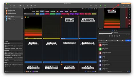 Signing Into ProPresenter Renewed Vision