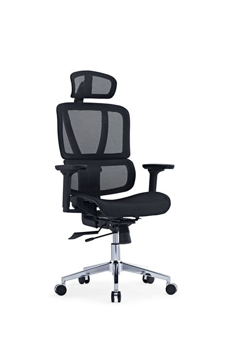 AA-5384BK Image-Alidis Full Mesh Ergonomic Chair w/Headrest - Black ...