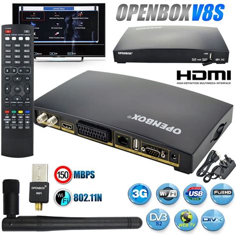 Openbox V S Full Hd Digital Freesat Pvr Tv Satellite Receiver Box