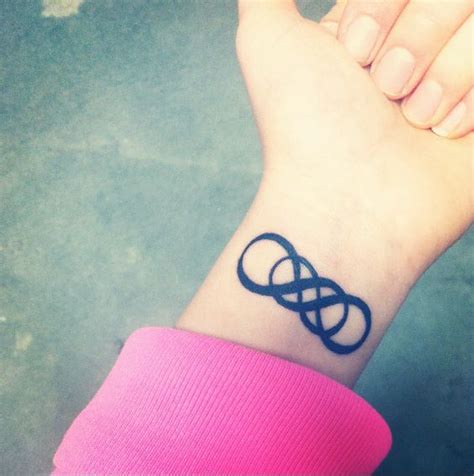 Double Infinity Tattoo On Wrist. - Blurmark