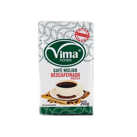 Caf Molido Descafeinado Mezcla Vima Foods G Oz