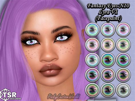 The Sims Resource Fantasy Eyes N10 Lyra V1 Facepaint