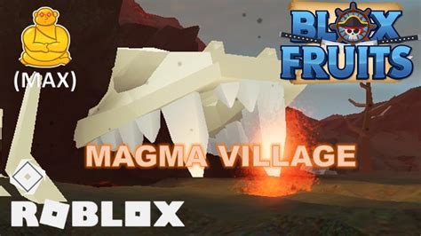 We Found Magma Village In Blox Fruit Roblox Youtube