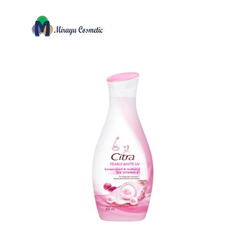 Jual Citra Body Lotion Pearly White Uv Korean Pearl Mxxberry Ml Di