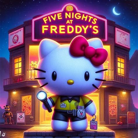 Hello Kitty At Five Nights At Freddys Hello Kitty Kitty Cute