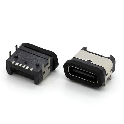 IP67 Type C 6 Pin Waterproof Connector