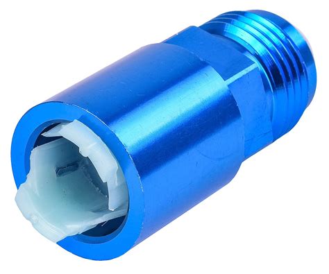 JEGS 101444 AN To Fuel Injection Threaded Adapter Fitting 8 AN Male