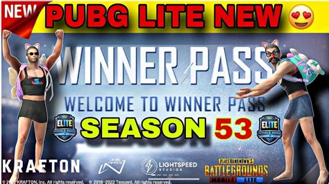 Pubg Lite Winner Pass All Reward Pubg Lite New Winner Pass To