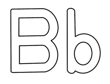 Outline Of Letter B