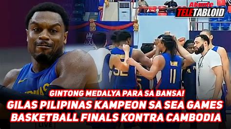 Gilas Pilipinas Kampeon Sa Sea Games Basketball Finals Kontra Cambodia