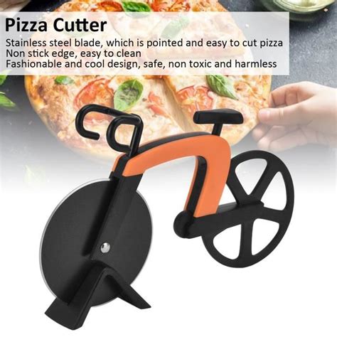 Lon Roulette Pizza Lame En Acier Inox Coupe Pizza Couteau De Pizza