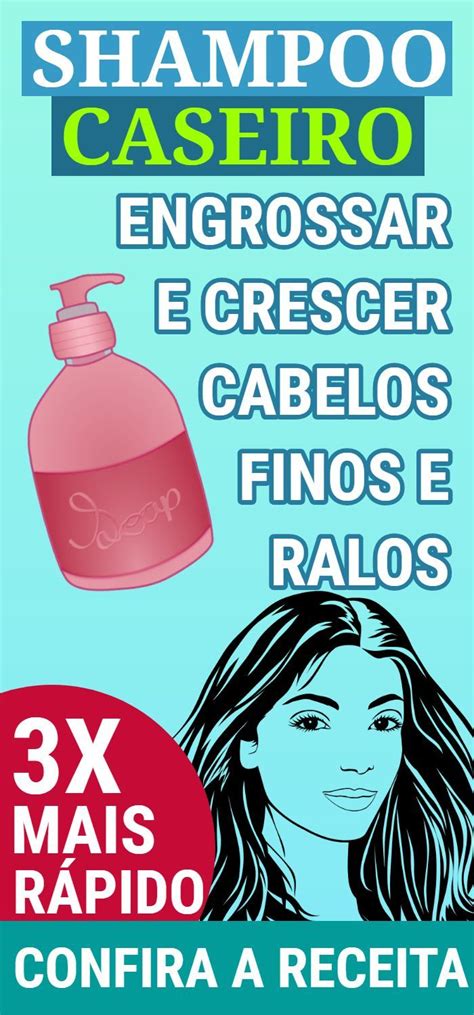 Shampoo Caseiro Que Engrossa O Fios Finos E Ralos E Ainda Faz Crescer O