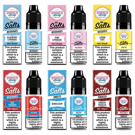 Dinner Lady Nic Salt 10ml Multibuy Deal 10 For Only 17 95