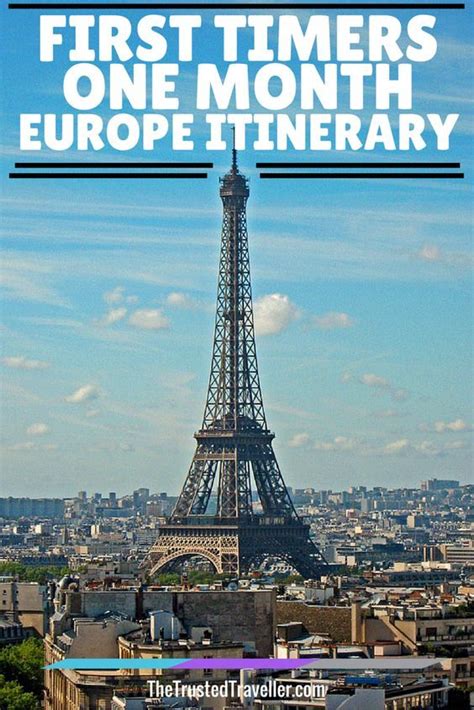 First Timers One Month Europe Itinerary For The Trusted