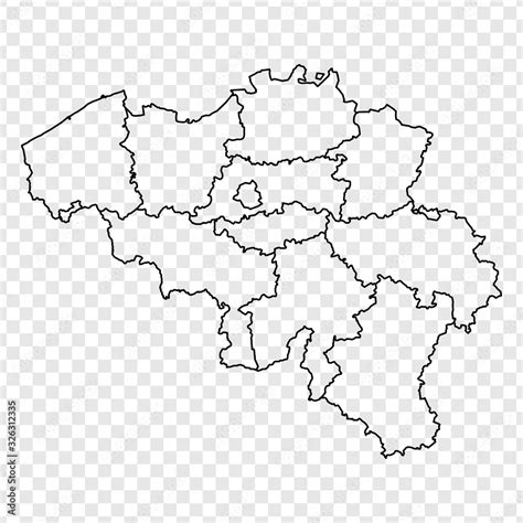 Belgium Map Outline