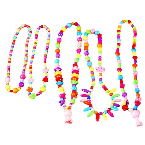 Colorful Diy Handmade String Beads Toy Set Jewelry Necklace Bracelet