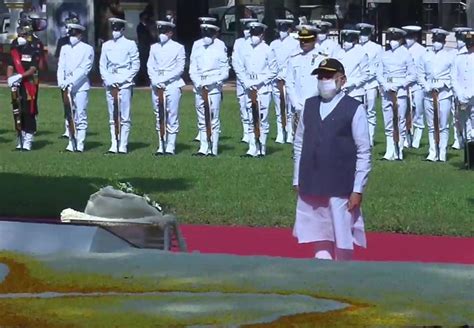 Goa Liberation Day Pm Modi Pays Floral Tributes At Martyrs Memorial