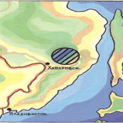 Scheme of the settlement of the Nanai people. | Download Scientific Diagram