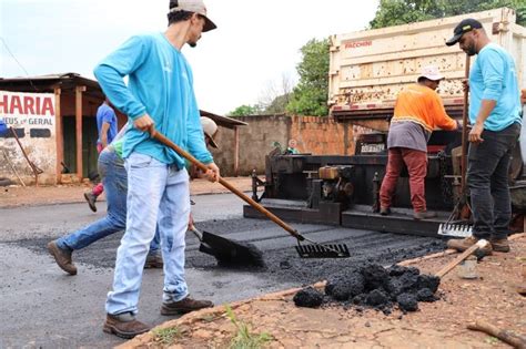 Prefeitura De Maracaju Amplia Trabalho De Recapeamento De Ruas Para