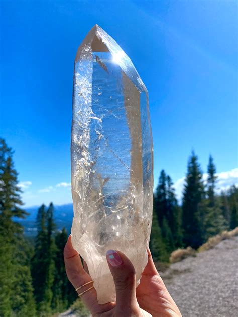 Lemurian Starseed Quartz Crystal very large with Vibrant | Etsy