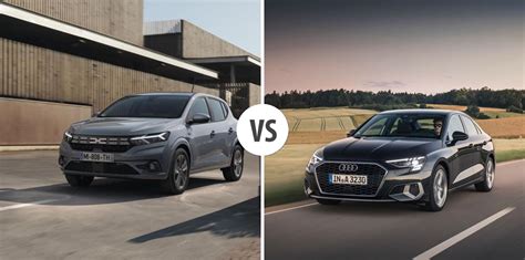 Dacia Sandero Vs Audi A Limousine Autovergleich Autogott De