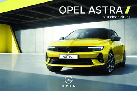 Opel Astra L Betriebsanleitung Pdf Manual Pages