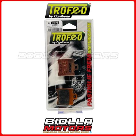 43026201 PASTIGLIE FRENO ANTERIORI TROFEO APRILIA SCARABEO 4T 4V NET 50