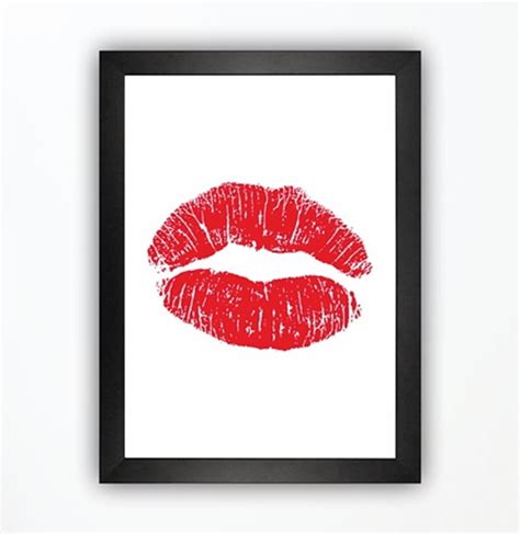 Quadro Decorativo Maquiagem Batom Beleza Poster Moldura