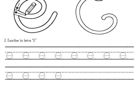 Letra E Fichas De Actividades Con La Vocal E Pdf Gratis Beginning Sound Todd Theme Route