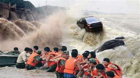 【の中国三峡ダム11月13日】の中国三峡ダムの長江流域の洪水の状況 →三峡ダムの水位の上昇も予断を許さない状況が続く。唐山市古冶区でマグニチュード6 1の地震が発生した。震源の深さは15キロ