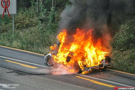 Scuderia Supercars Sa Lamborghini Murcielago Goes Up In Flames