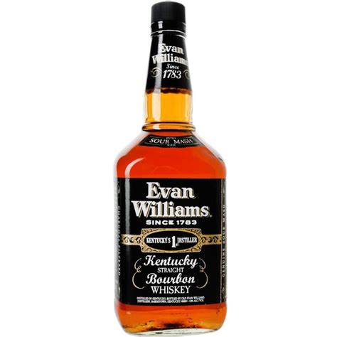 evan williams bourbon whiskey  brix wine liquor
