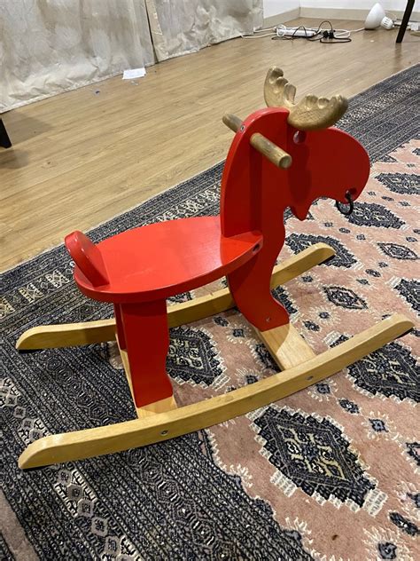 Ikea Ekorre Rocking Moose Babies And Kids Infant Playtime On Carousell