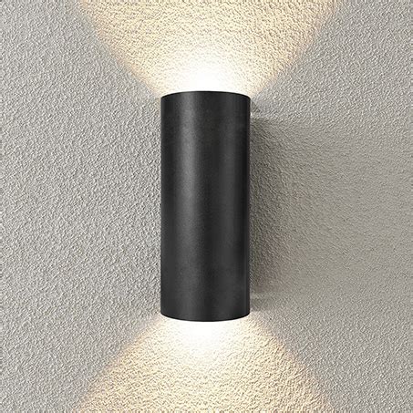 Semiround W Up Down Outdoor Wall Lights