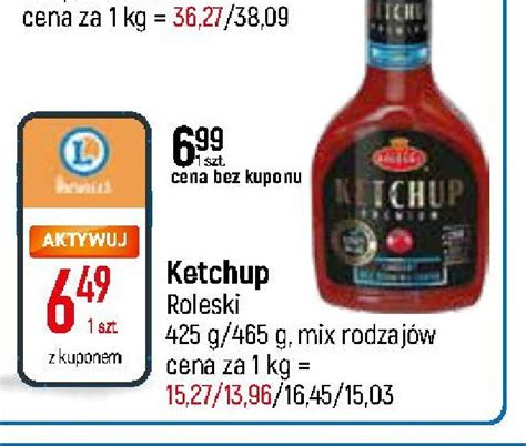 Ketchup Pikantny Premium Roleski Cena Promocje Opinie Sklep