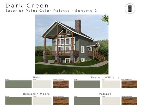 green exterior paint colors 1