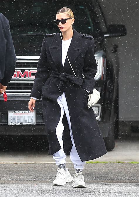 Hailey Bieber And The Oversized Coat A Love Story