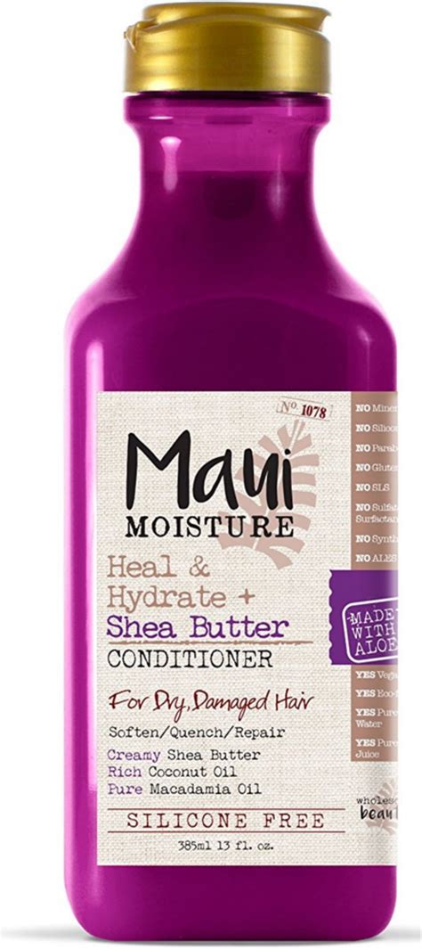 Maui Moisture Heal Hydrate Shea Butter Conditioner 13 Oz Pack Of 4