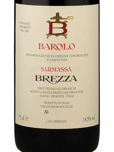 Brezza Sarmassa Barolo Vivino Australia